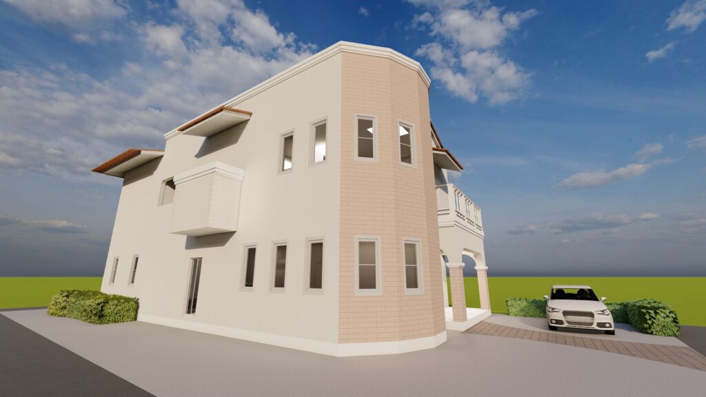 ヨーロピアン風デザインの優美な邸宅