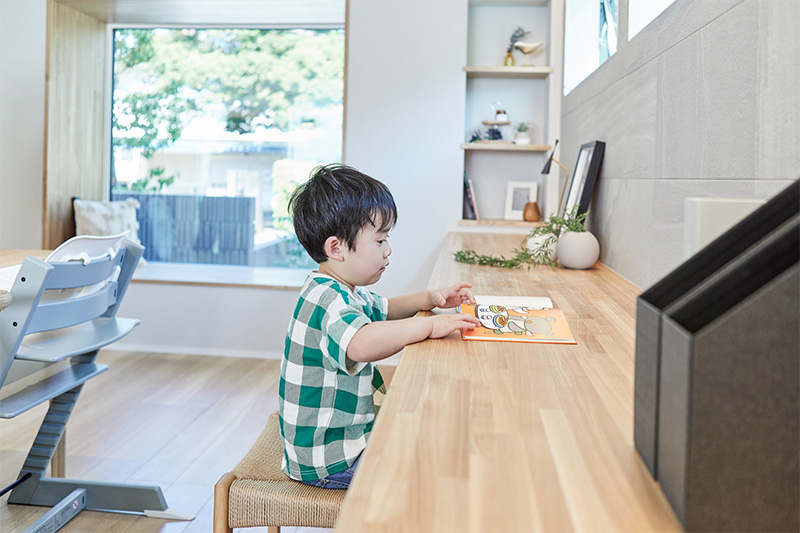 リビング学習スペース