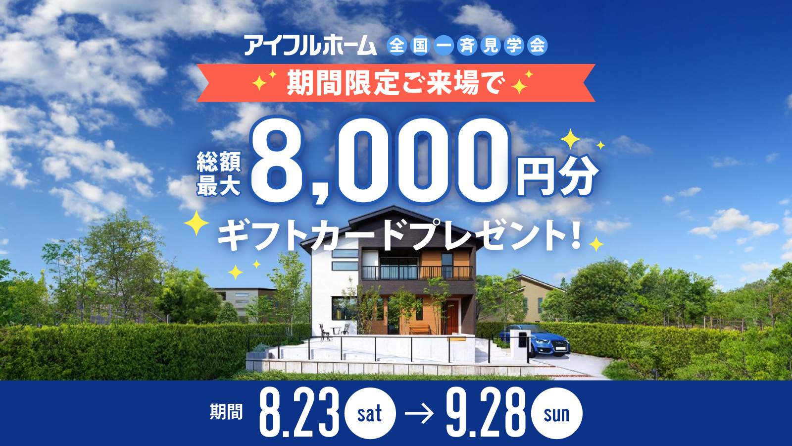 総額最大8,000円ギフトキャンペーン